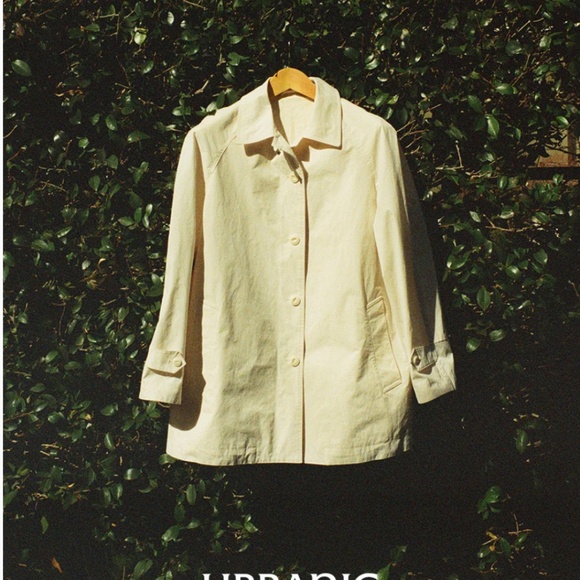 395. URBANIC Panna Half Coat Cream $460 NWOT Sz 1 One Size - Picture 2 of 6